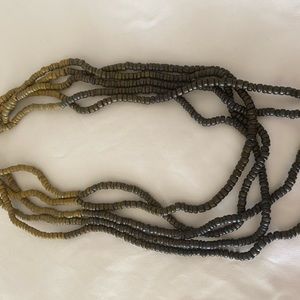 Express multi  strand beaded necklace